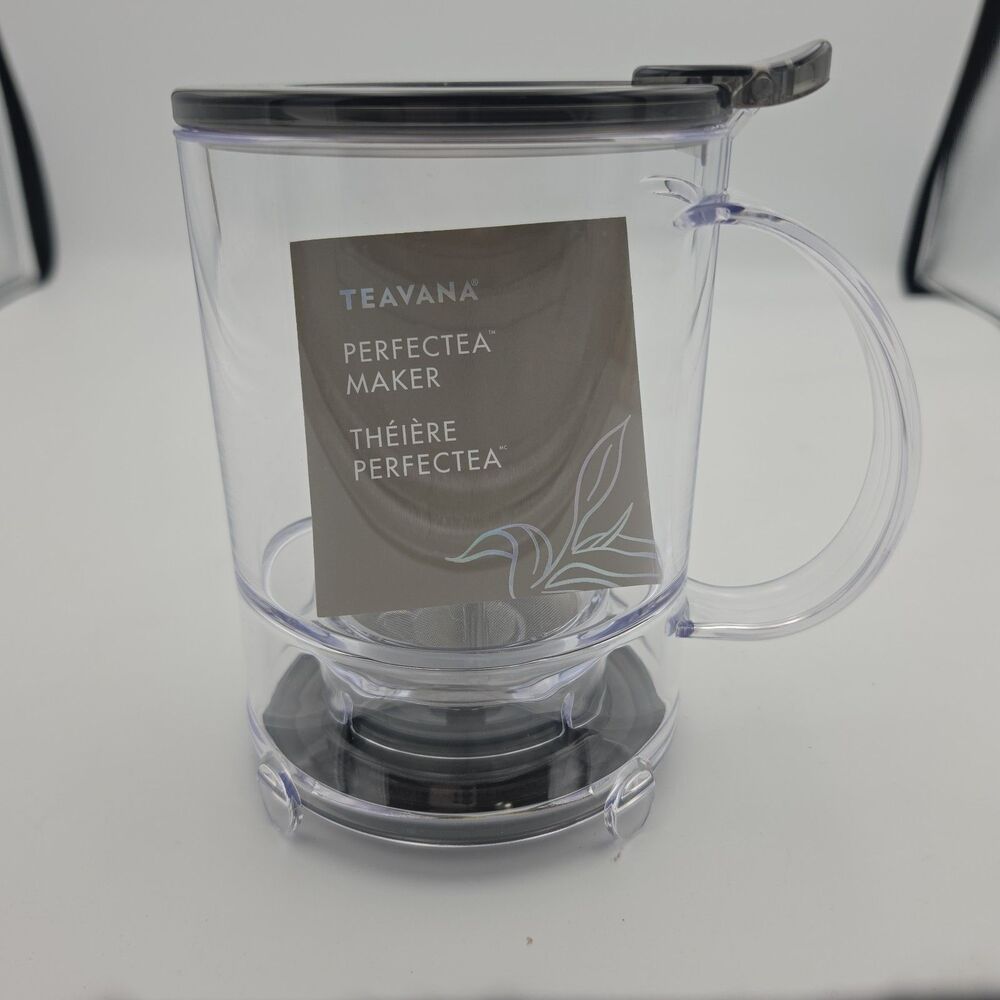 Teavana Perfectea Maker Tea Infuser Brewer 16 oz Loose Leaf Tea Maker New Open